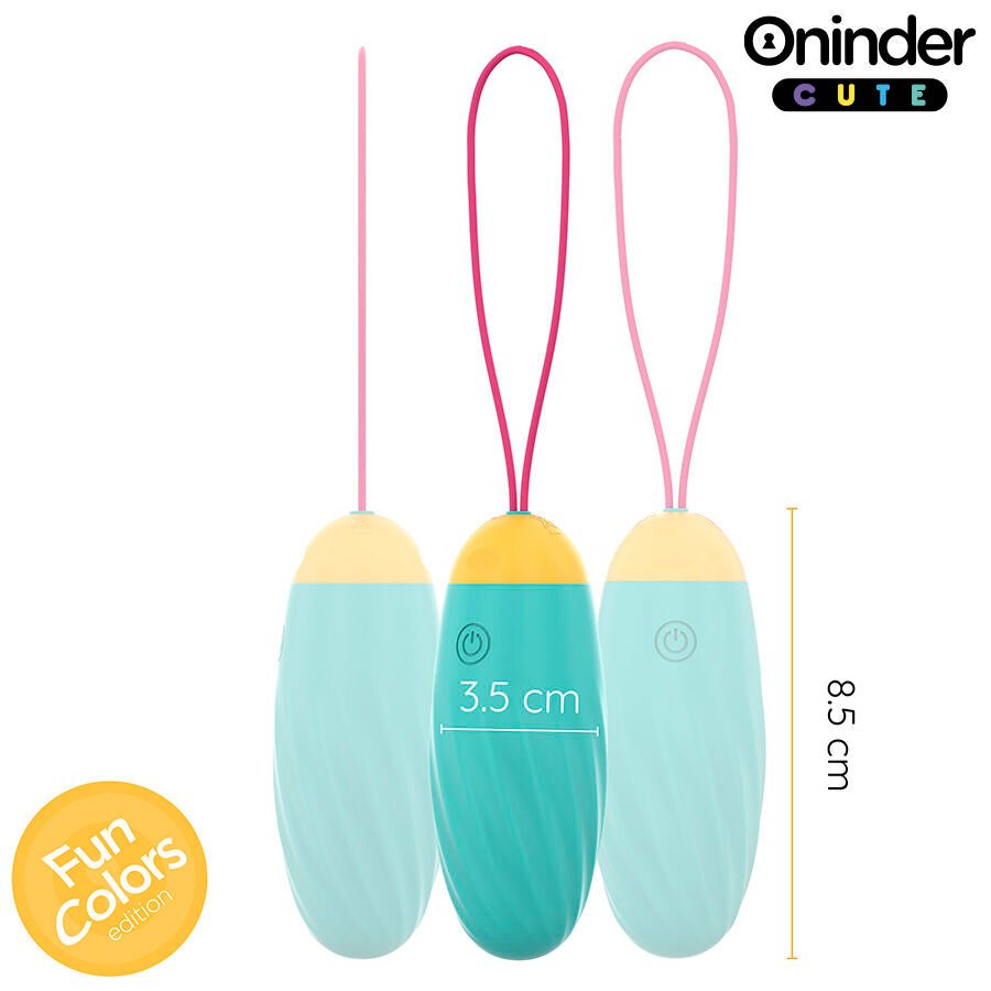 ONINDER CUTE - LJUBAVNI UŽITAK VIBRO-ROTIRAJUĆE SILIKONSKO JAJE DRAGULJ