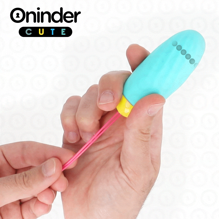 ONINDER CUTE - LJUBAVNI UŽITAK VIBRO-ROTIRAJUĆE SILIKONSKO JAJE DRAGULJ