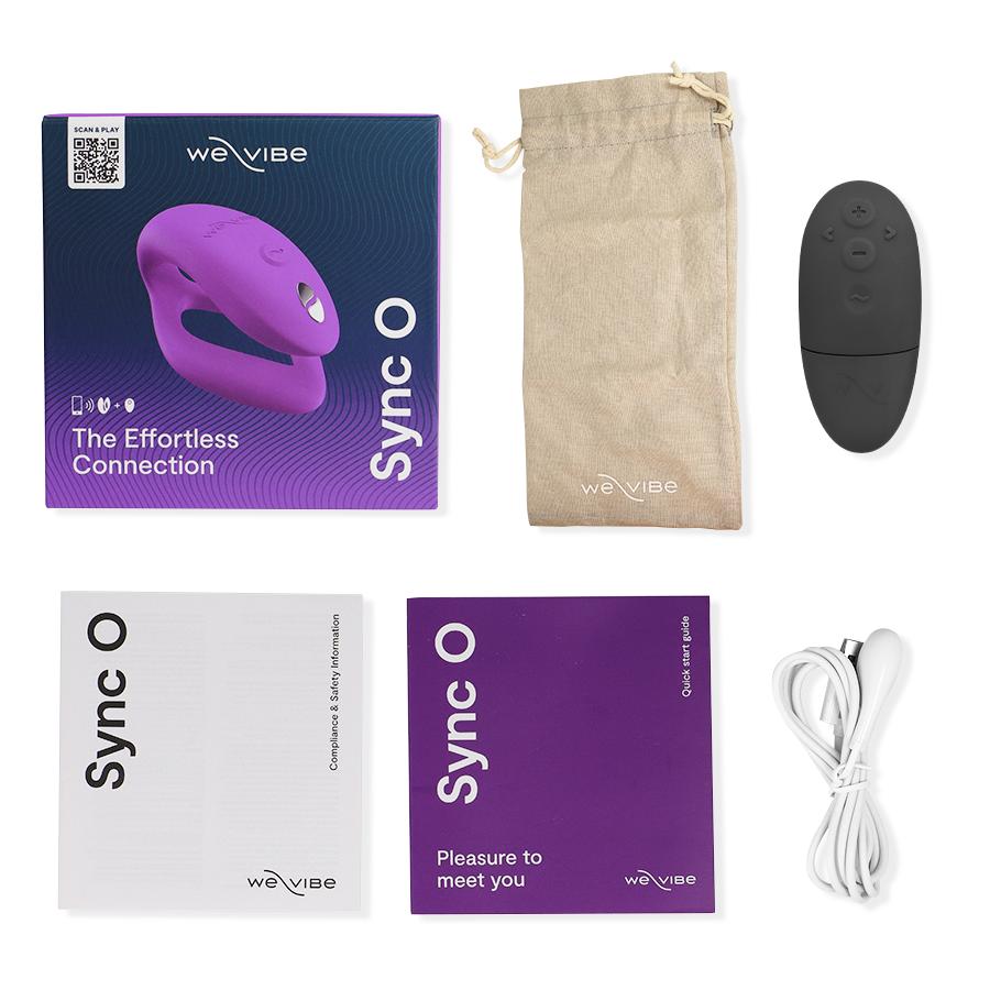 WE-VIBE - SYNC O FLEKSIBILNI VIBRATOR S DALJINSKIM UPRAVLJAČEM LJUBIČASTE BOJE