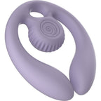PUŽ VIBRACIJA - GIZI DUO STIMULATOR ZA PAROVE S DALJINSKIM UPRAVLJAČEM LJUBIČASTA