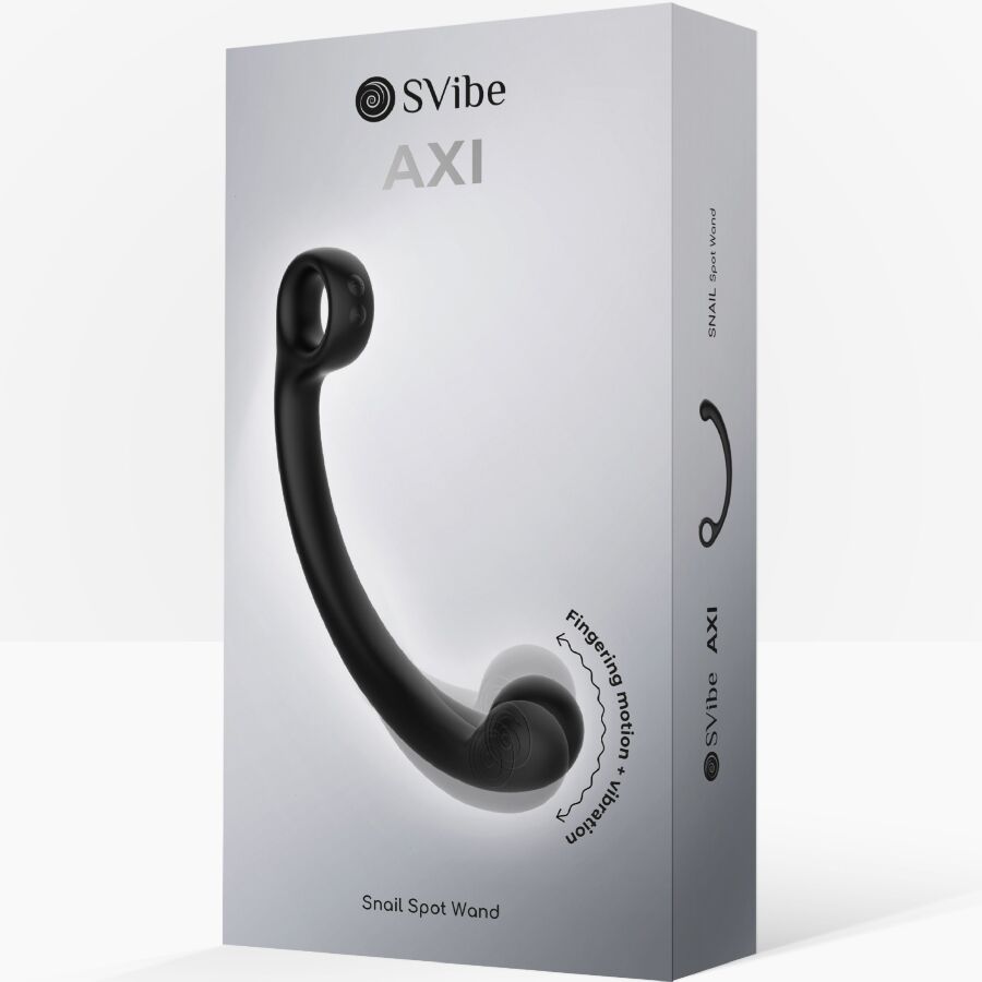 SNAIL VIBE - AXI VIBRATOR MASAŽER ZA TOČKASTU MASAŽU CRNI