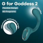 SATISFYER - G FOR FODDES 2 RABBIT VIBRATOR BOČICA ZELENA