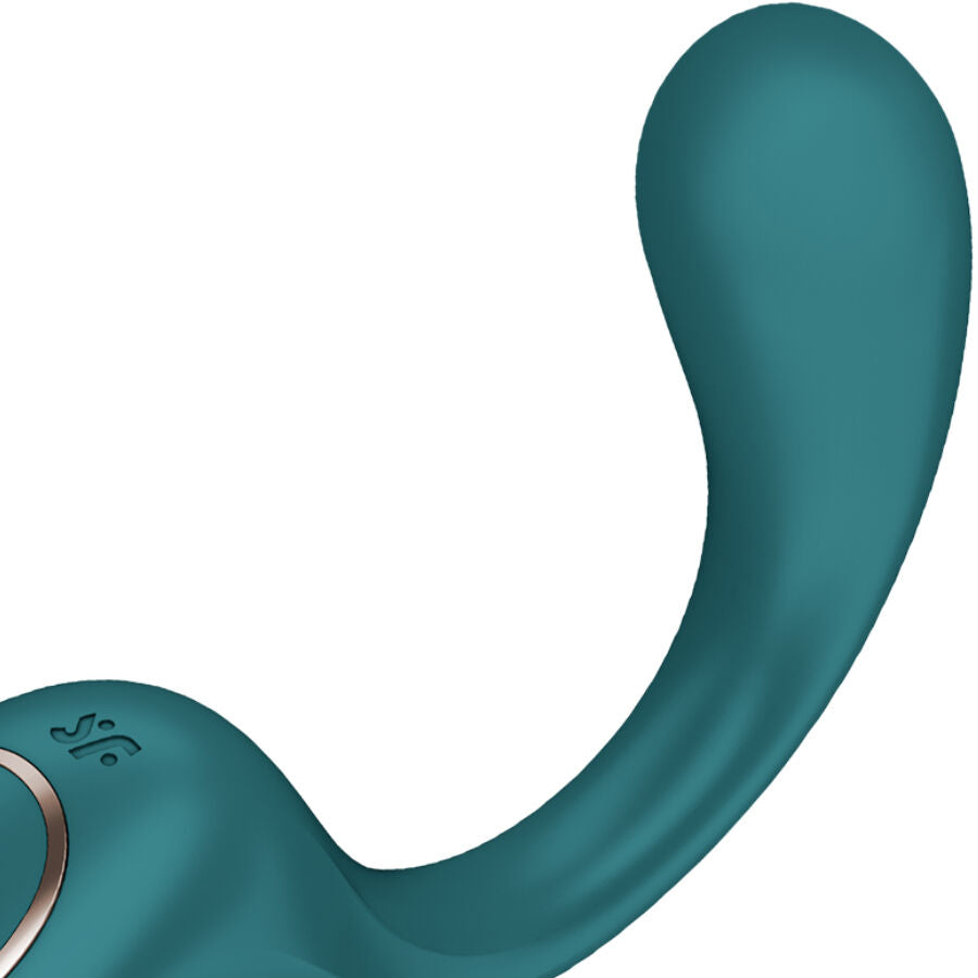 SATISFYER - G FOR FODDES 2 RABBIT VIBRATOR BOČICA ZELENA