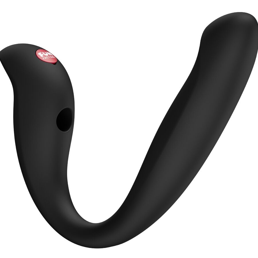 FUN FACTORY - VELOCE UGRADBENI DVOSTRUKI ZRAČNI PULSE VIBRATOR CRNI