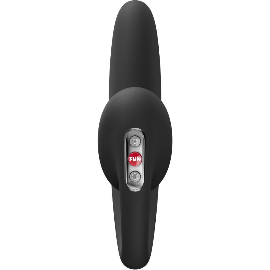 FUN FACTORY - CRESCENDO UGRADBENI DVOSTRUKI ZRAČNI PULSE VIBRATOR CRNI