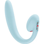 FUN FACTORY - CRESCENDO UGRADBENI DVOSTRUKI ZRAČNI PULSE VIBRATOR LEDENO PLAVA