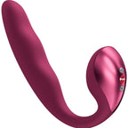 FUN FACTORY – ALLEGRO DVOSTRUKI VIBRATOR ZA G-TOČKU NA UMETANJE S ZRAČNIM PULSOM VINSKE BOJE