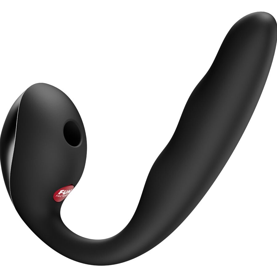 FUN FACTORY - ALLEGRO UGRADBENI DVOSTRUKI ZRAČNI PULSE VIBRATOR CRNI