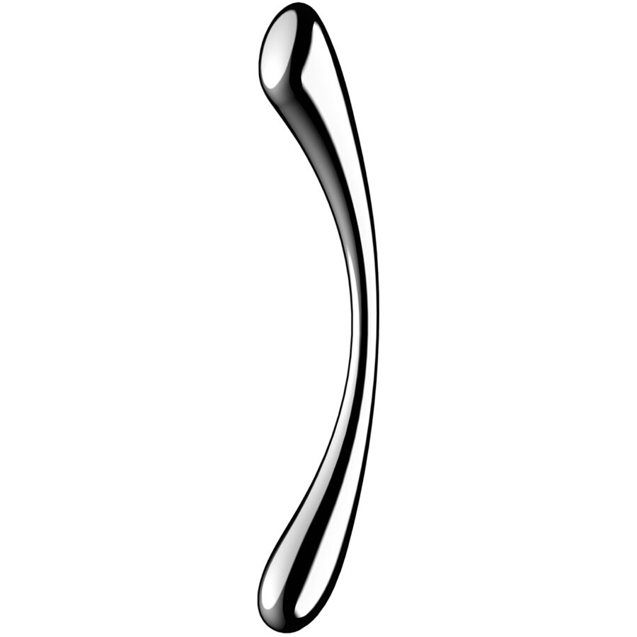 SATISFYER - COSMIC CREST 1 DILDO OD NEHRĐAJUĆEG ČELIKA S DVA KRAJA ZA G-TOČKU