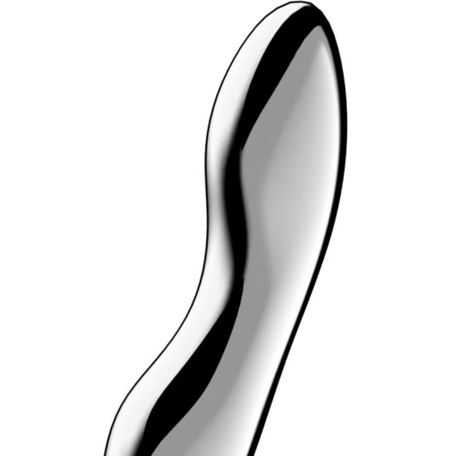 SATISFYER - COSMIC CREST 2 DVOSTRANI DILDO ZA G-TOČKU OD NEHRĐAJUĆEG ČELIKA