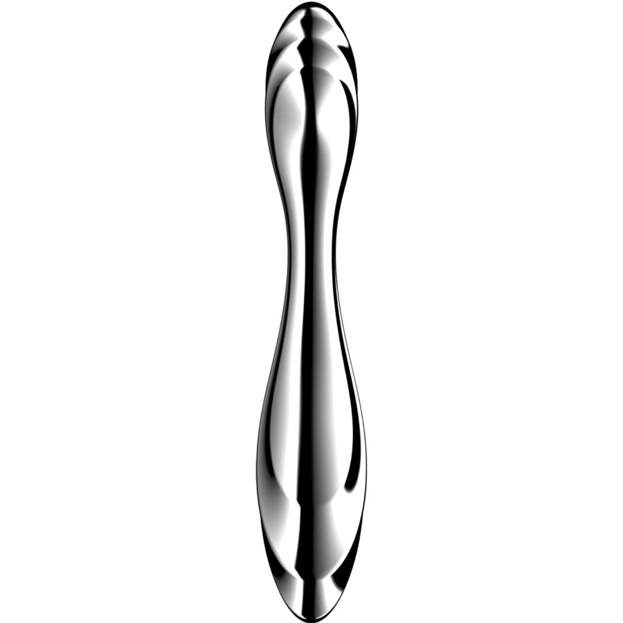 SATISFYER - PURE GRAVITY 2 DVOSTRANI DILDO ZA G-TOČKU OD NEHRĐAJUĆEG ČELIKA