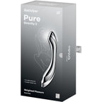SATISFYER - PURE GRAVITY 2 DVOSTRANI DILDO ZA G-TOČKU OD NEHRĐAJUĆEG ČELIKA
