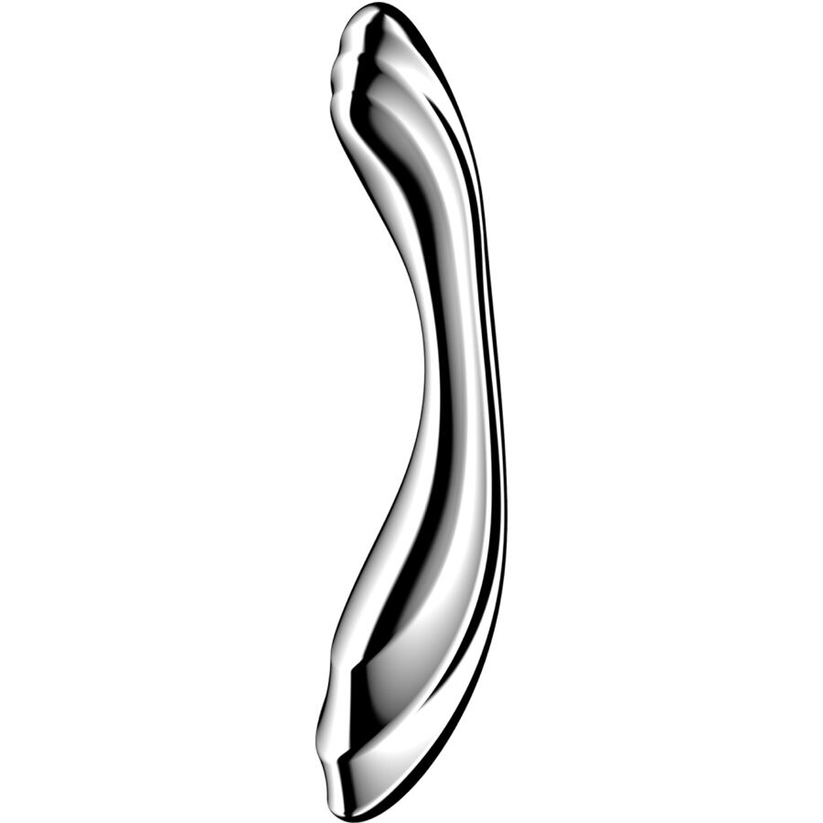 SATISFYER - PURE GRAVITY 2 DVOSTRANI DILDO ZA G-TOČKU OD NEHRĐAJUĆEG ČELIKA