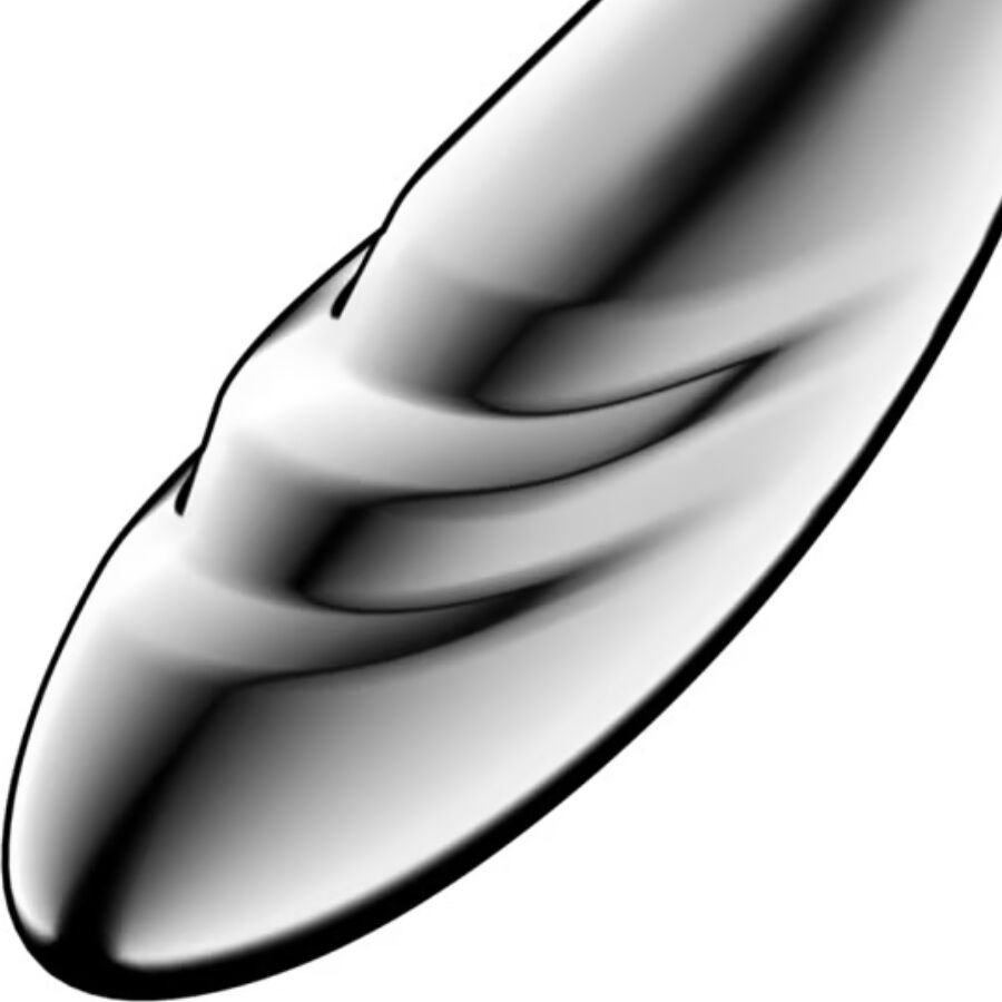 SATISFYER - PURE GRAVITY 3 DILDO ZA G-TOČKU S DVOSTRUKIM ZAVRŠETKOM OD NEHRĐAJUĆEG ČELIKA