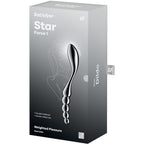 SATISFYER - STAR FORCE 1 DVOSTRANI DILDO OD NEHRĐAJUĆEG ČELIKA ZA G-TOČKU