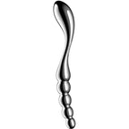 SATISFYER - STAR FORCE 1 DVOSTRANI DILDO OD NEHRĐAJUĆEG ČELIKA ZA G-TOČKU