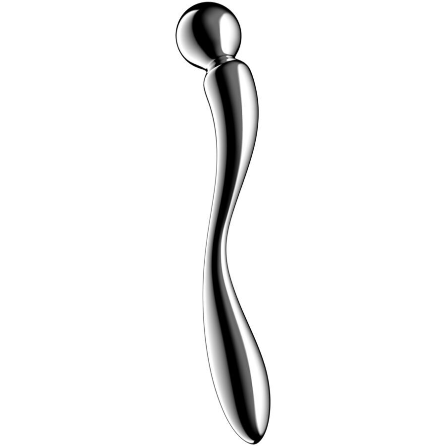 SATISFYER - STAR FORCE 2 DILDO OD NEHRĐAJUĆEG ČELIKA S DVA KRAJA ZA G TOČKU