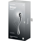 SATISFYER - STAR FORCE 2 DILDO OD NEHRĐAJUĆEG ČELIKA S DVA KRAJA ZA G TOČKU