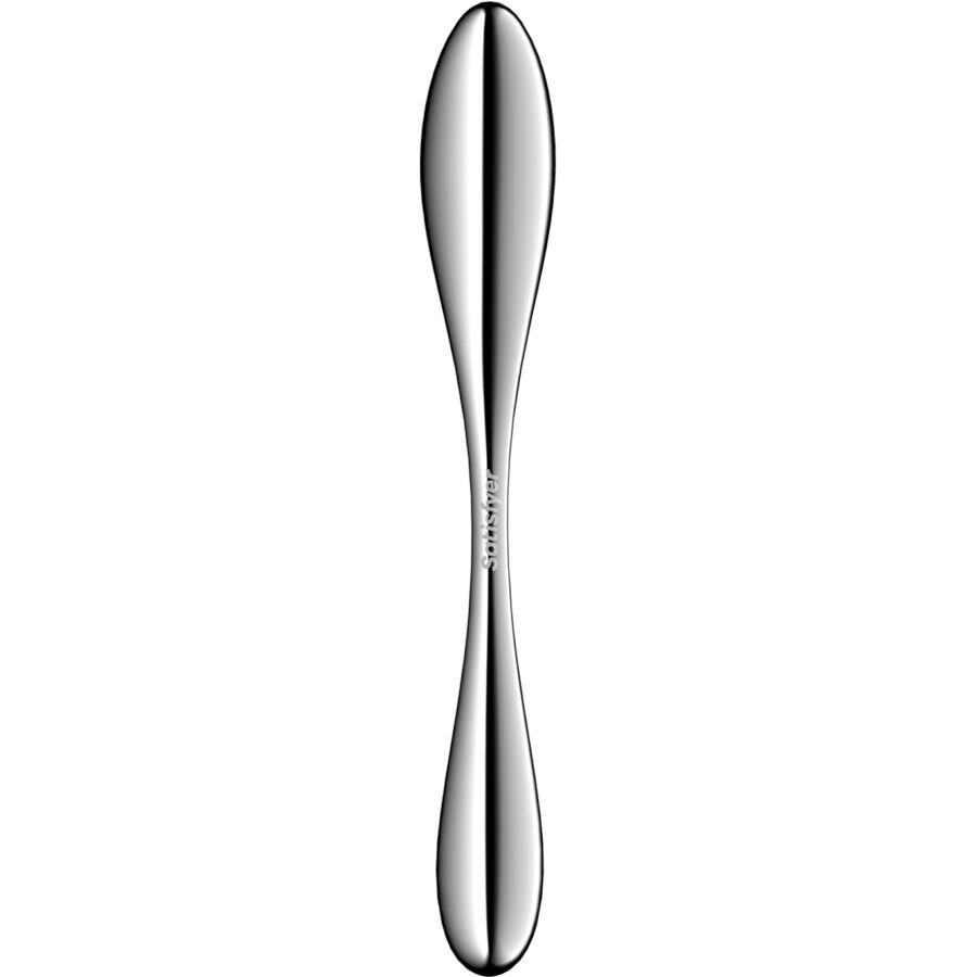 SATISFYER - STAR FORCE 3 DVOSTRANI DILDO ZA G-TOČKU OD NEHRĐAJUĆEG ČELIKA