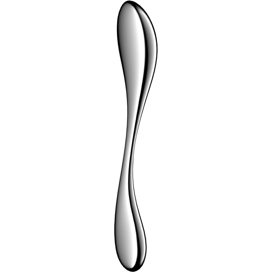 SATISFYER - STAR FORCE 3 DVOSTRANI DILDO ZA G-TOČKU OD NEHRĐAJUĆEG ČELIKA