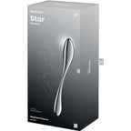 SATISFYER - STAR FORCE 3 DVOSTRANI DILDO ZA G-TOČKU OD NEHRĐAJUĆEG ČELIKA