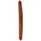 BUDI REALAN - DVOSTRUKI SILIKONSKI DILDO KARAMEL 40 CM