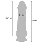 BUDI REALISTIČAN - LUXUSNI REALISTIČNI PENIS S TESTISIMA IZUZETNO DEBELIH 31 CM