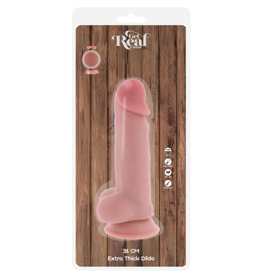 BUDI REALISTIČAN - LUXUSNI REALISTIČNI PENIS S TESTISIMA IZUZETNO DEBELIH 31 CM
