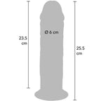 BUDITE REALNI - DELUXE DEBELI TPE DONG DVOSTRUKE GUSTOĆE 25,5 CM