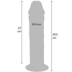 BUDITE REALNI - DELUXE DEBELI TPE DONG DVOSTRUKE GUSTOĆE 29,5 CM