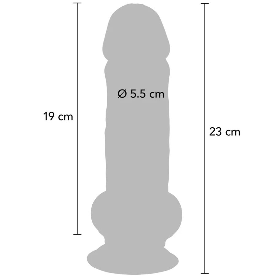 GET REAL - DELUXE REALISTIC DILDO 23 CM