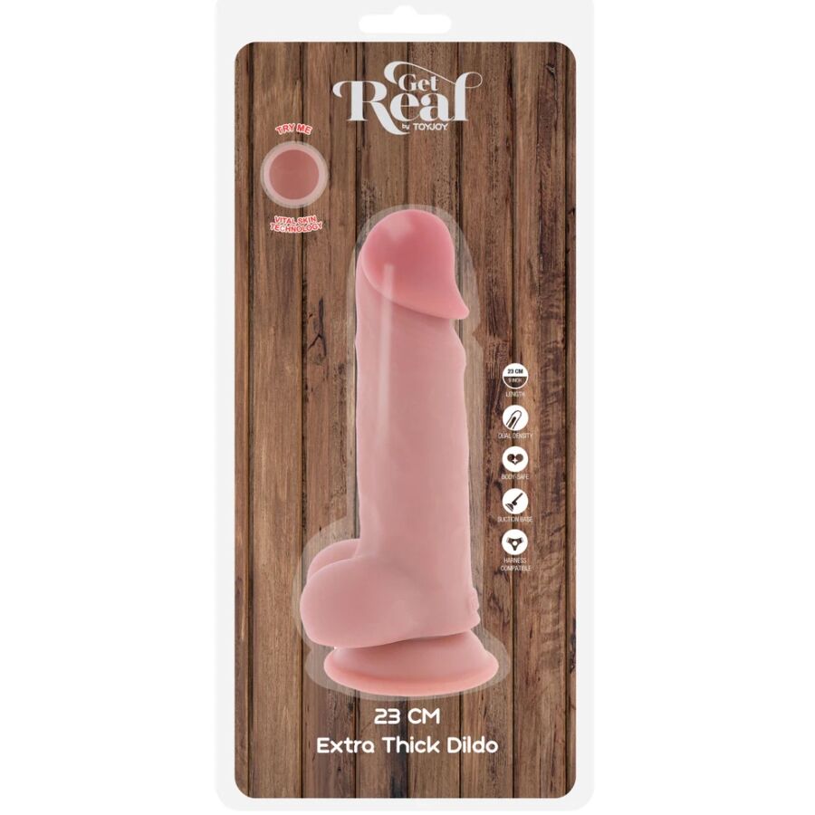 GET REAL - DELUXE REALISTIC DILDO 23 CM