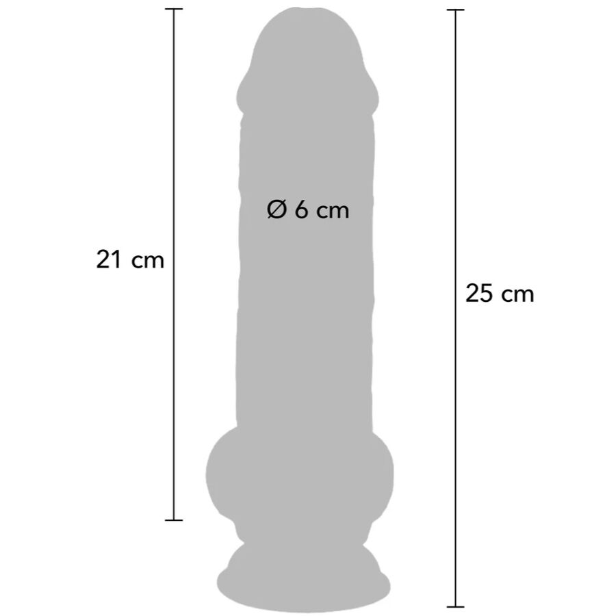 GET REAL - DELUXE REALISTIC DILDO 25 CM