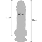 GET REAL - DELUXE REALISTIC DILDO 28 CM