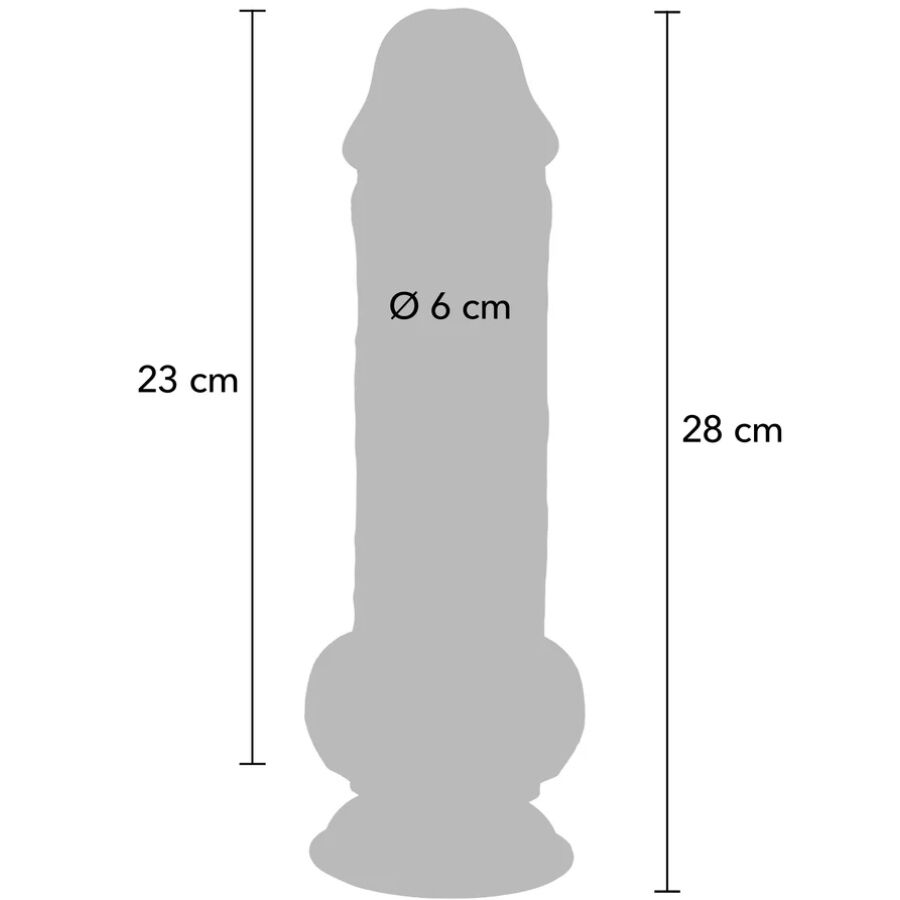 GET REAL - DELUXE REALISTIC DILDO 28 CM