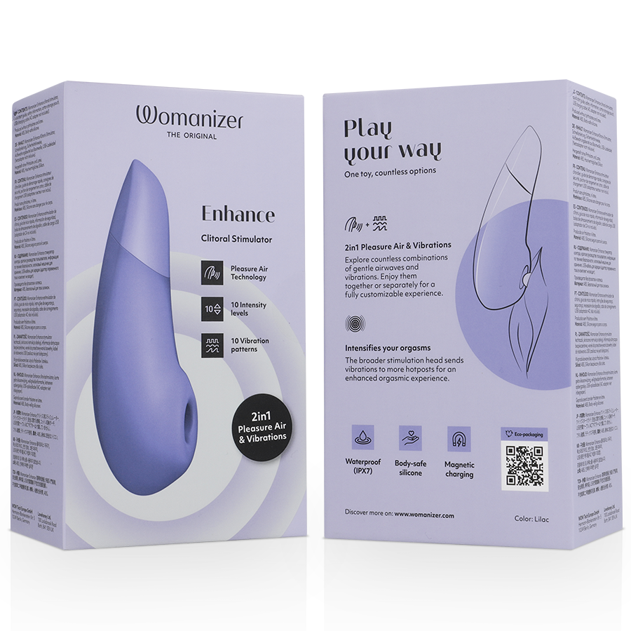 WOMANIZER - ENHANCE STIMULATOR KLITORISA LILAC