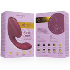 WOMANIZER - DUO NEXT DUAL CLITORAL & G-SPOT VIBRATOR DUSKY PINK