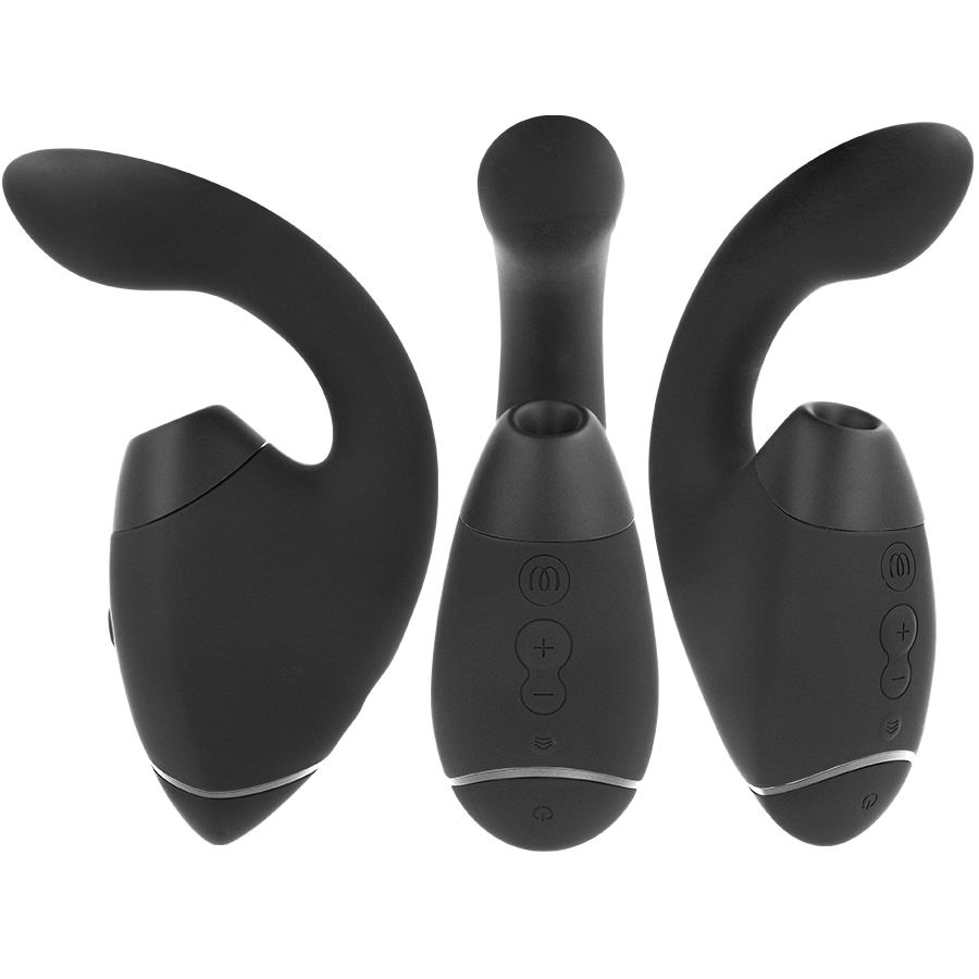 WOMANIZER - DUO NEXT DUAL CLITORAL & G-SPOT VIBRATOR BLACK