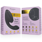 WOMANIZER - DUO NEXT DUAL CLITORAL & G-SPOT VIBRATOR BLACK
