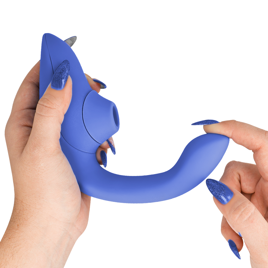 WOMANIZER - BLEND RABBIT VIBRATOR BLUE