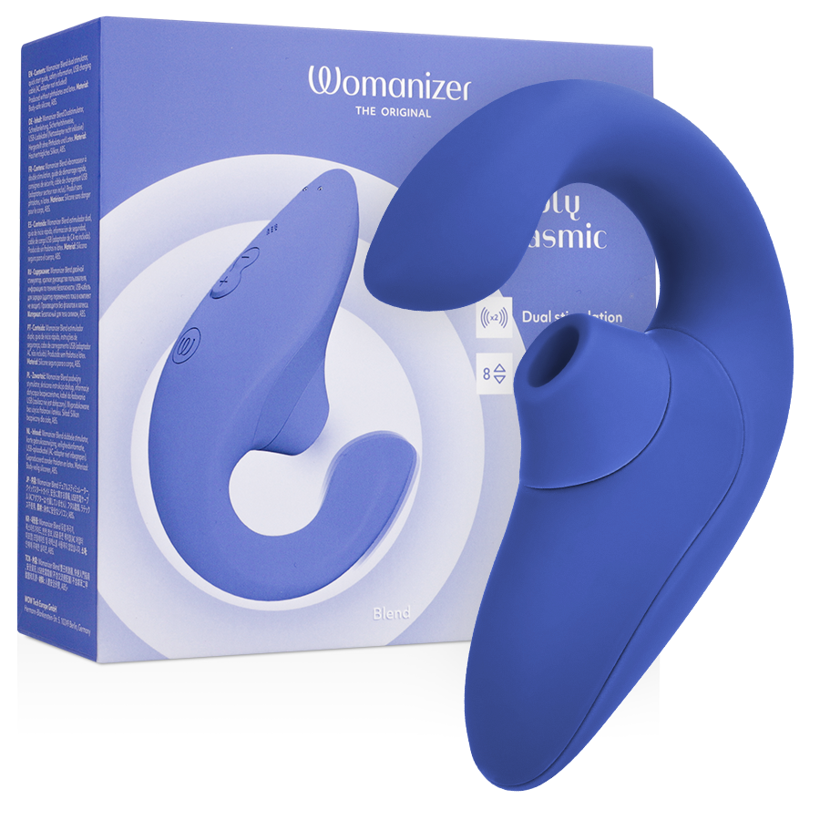 WOMANIZER - BLEND RABBIT VIBRATOR BLUE