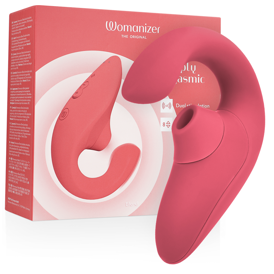 WOMANIZER - BLEND RABBIT VIBRATOR ROSE