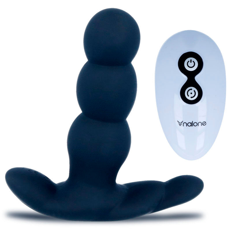 NALONE - PERL ANALNI VIBRATOR BLACK -APP