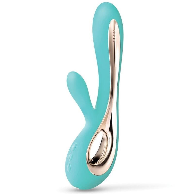 LELO -SORAYA 2 - RABBIT & G-SPOT VIBRATOR - AQUA GREEN