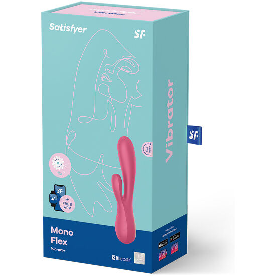 SATISFYER - MONO FLEX CRVENI S APLIKACIJOM