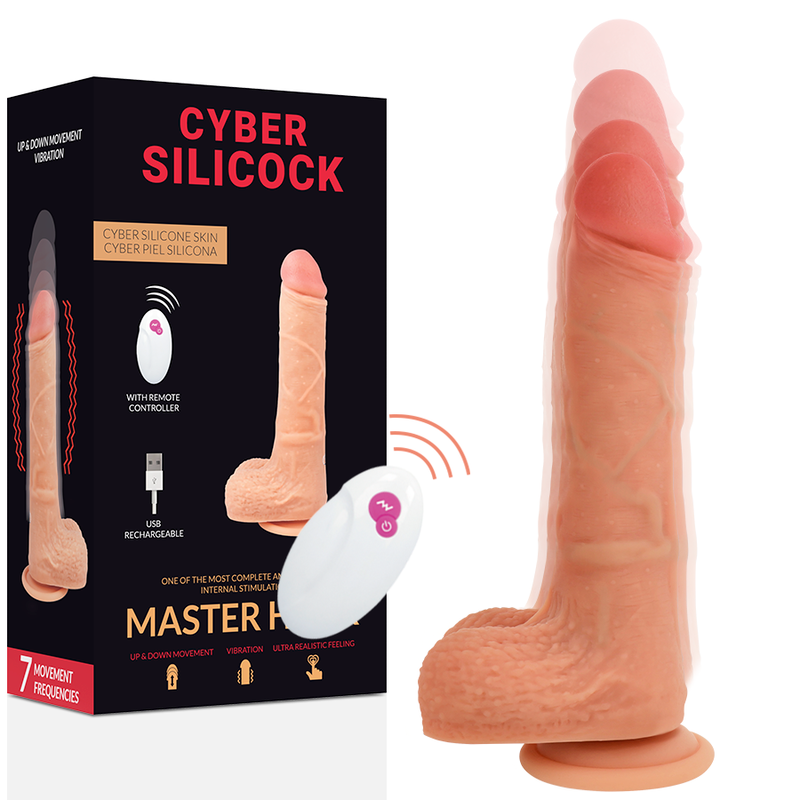 CYBER SILICOCK - REALISTIČAN DILDO MASTER HUCK 20,9 CM - APP
