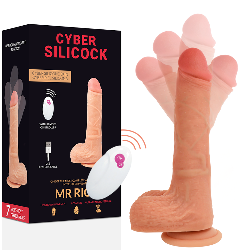 CYBER SILICOCK - REALISTIČAN DILDO MR RICK 20,9 CM - APLIKACIJA
